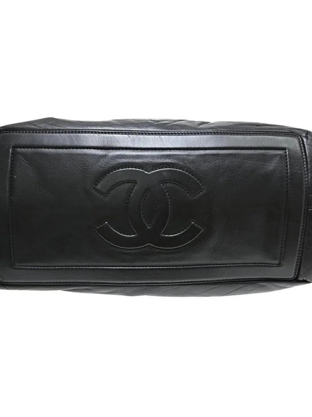 Best07 Chanel Black Calfskin Coco Cocoon Tote Bag KQ01586